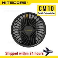NITECORE CW10 Electric Fan Portable Photography Photo Fan Wind Props Blower for Canon Sony Stage Short Video Wedding Camping