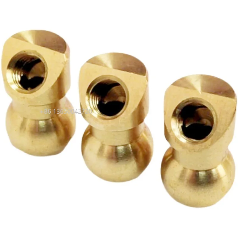 2PCS Brass Ball Coolant Nozzles For CNC Lathes Turret Toolholder Ball Joint Nozzle Water Cooling Oblique Spray