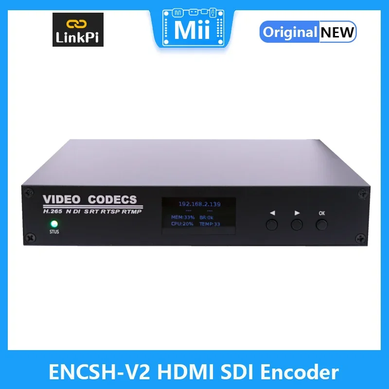 

MiiBestOD[ENCSH-V2] HDMI SDI Encoder Decoder 4K 1080P NDI HX SRT RTMP RTSP Live stream IPCam