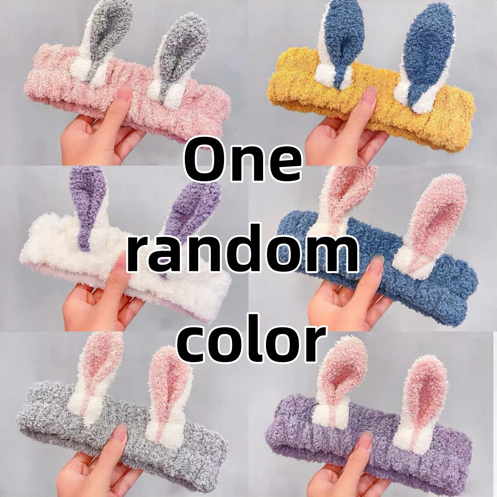 

1 шт., знаменитая в Интернете повязка на голову с заячьими ушками, милая и очень очаровательная в стиле INS, минималистичная и универсальная заколка для волос для женщин