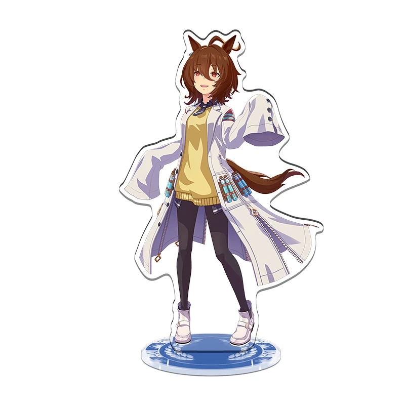 Anime Pretty Derby Acrylic Figures Keychain Stand Model Plate Special Week Cosplay Desktop Decor Display Fans Bag Gifts 15cm