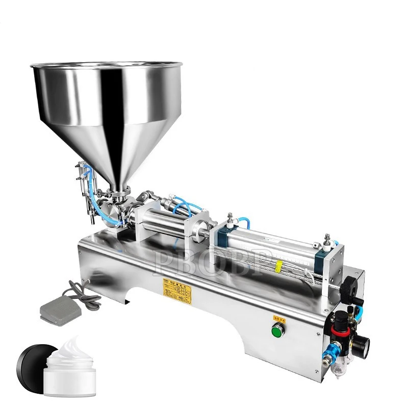 Stainless Steel Lotion Cosmetic Filling Machine Commercial Household Water Beverage Honey Cream Paste Packaging Machine