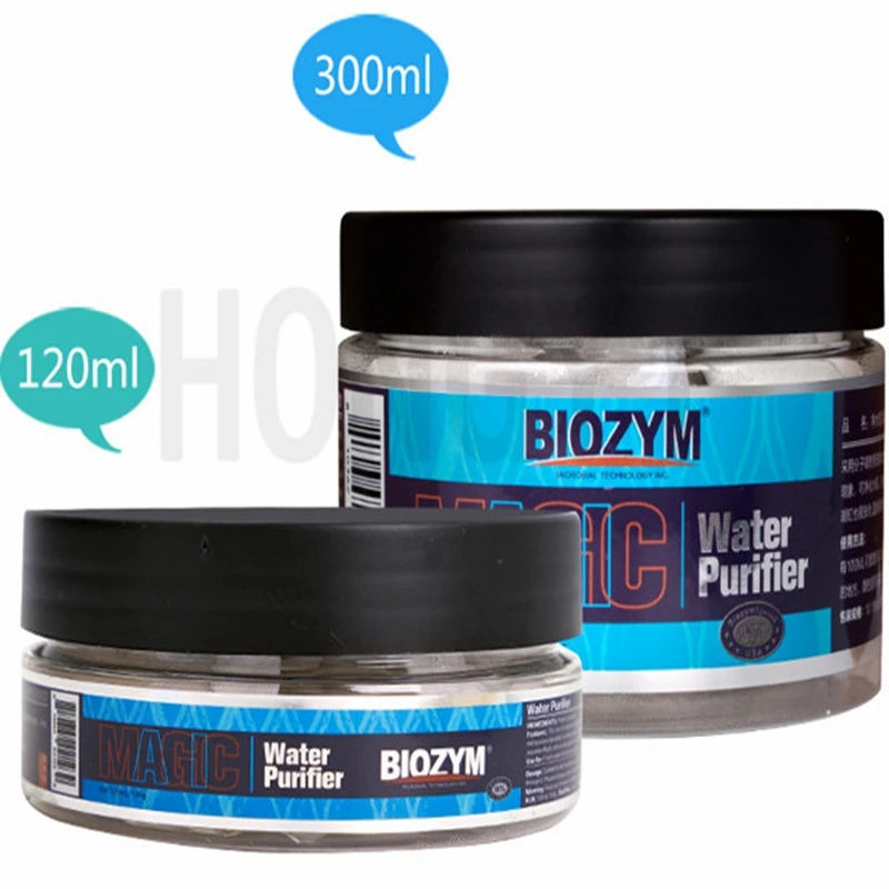 BIOZYM 1 piece 120ml 300ml Fish tank water purifier The water purifier removes magical and efficient aquatic products