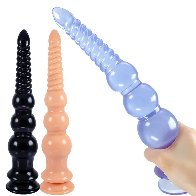 Huge Simulation Dildo Sex Shop Soft Penis with Powerful Sucker Prostate Massage Stimulator Female Masturbation Tool Butt Plug