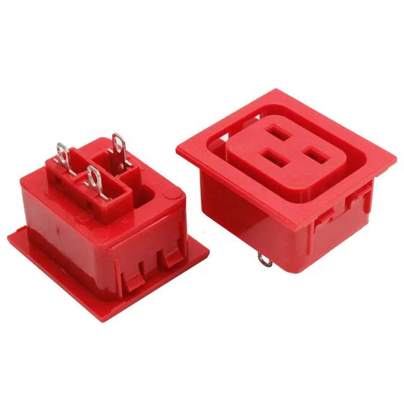 Штепсельная Вилка IEC C19 с розеткой переменного тока, 3 контакта, 16 А/20 250 В, штепсельная вилка