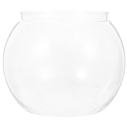 Plastic Fish Bowls Round Aquarium Clear Fish Keeper Tanks Vase Pot Goldfish Bowl Fish Bowls Diy Snow