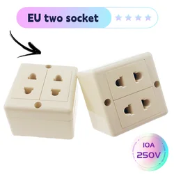 IP20 US Socket Outlet brass surface 2 gang wall socket USA wall socket