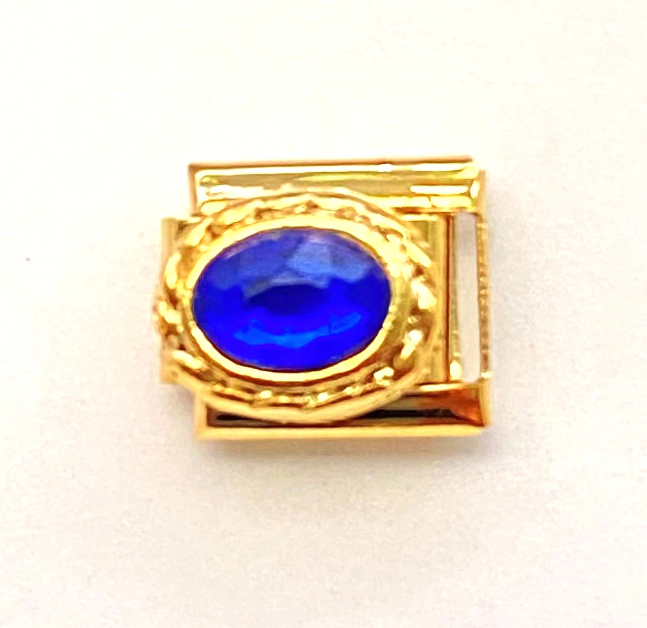 وصلات جذابة إيطالية من الستانلس ستيل مرصعة بالزركونيوم المكعّب للنساء ، لون ذهبي ، صناعة الأساور بنفسك ، مجوهرات ، بيع بالجملة ، 9 *