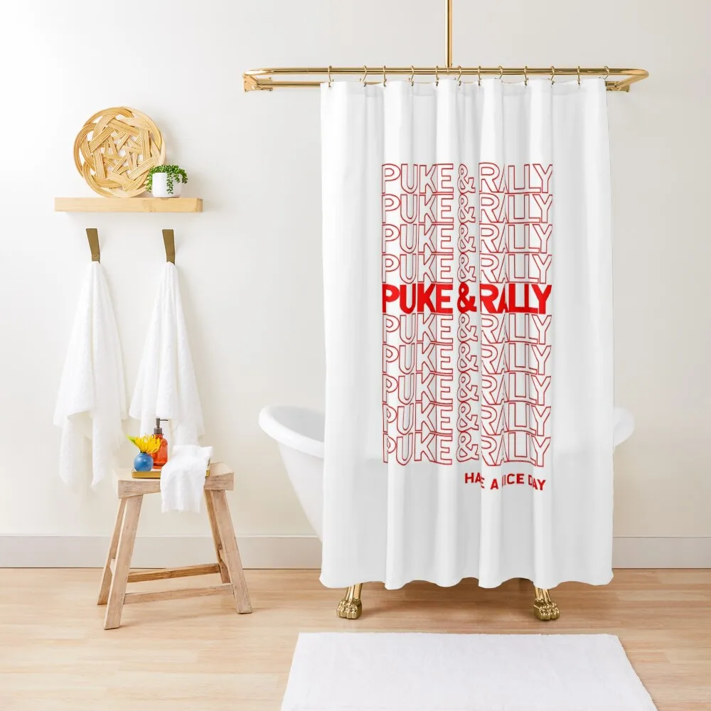

Puke & Rally Shower Curtain Bathroom Accessorys Anime Bathroom Shower For Bathrooms Bathroom Accessories Curtain