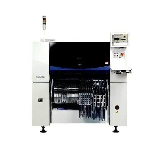 

HANWHA/SAMSUNG SM451 SMT Pick and Place Machine High-Speed Chip Mounter with Core Motor Engine PLC Feeder for Production Line