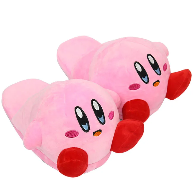 Kawaii Kirbys süße Baumwolle Hausschuhe Hause Schuhe kreative Cartoon Design Herbst Winter warme rutschfeste Schuhe Geburtstag Mädchen Geschenke