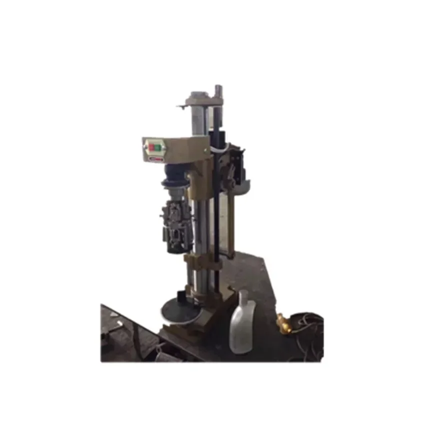 

semi automatic capping machine for glass bottle