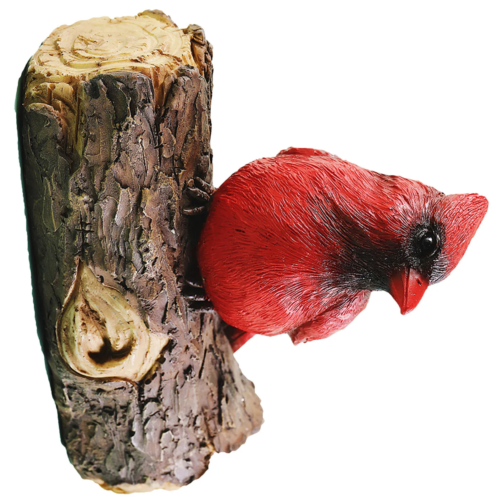 

1Pcs Resin Red Bird Ornament Garden Tree Hanging Outdoor Decoration Yard Pendant Garden Craft Art Resin Bird Ornaments