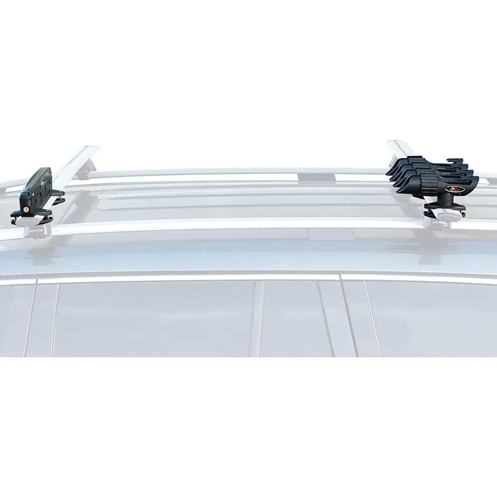 

Универсальный держатель для удочек на крышу автомобиля с замком для легковых авто, внедорожников и багажников на крыше