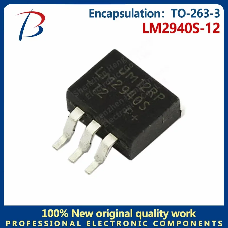 5PCS LM2940S-12 silk-screen LM2940S 12V linear regulator package TO-263-3