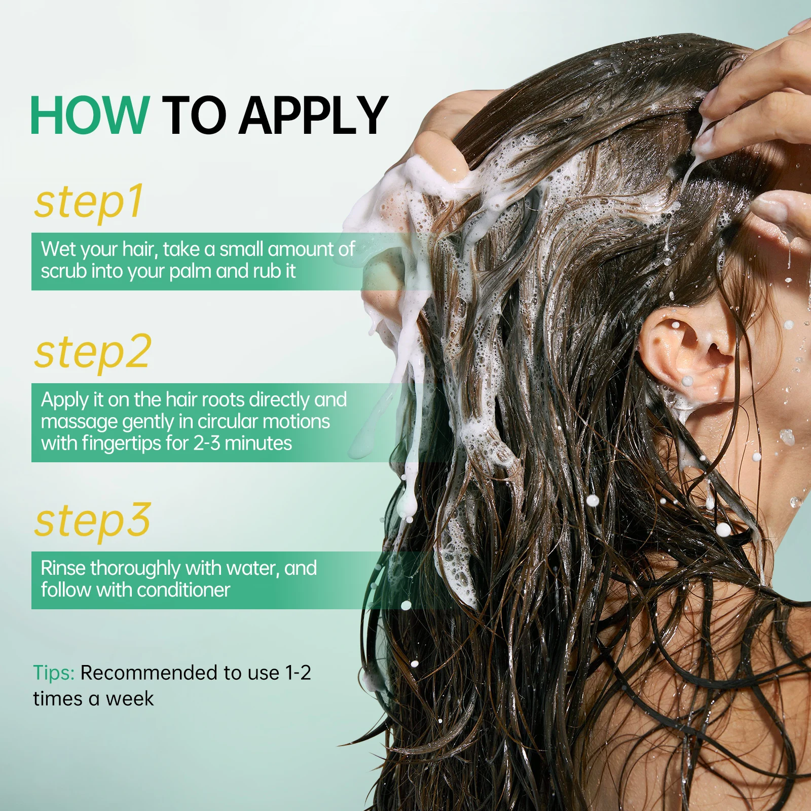 منظف تقشير لفروة الرأس 250 مل من روزماري للتحكم في زيت فروة الرأس للحكة والتحكم في فروة الرأس وعلاج العناية بالشعر 8.80 أونصة سائلة