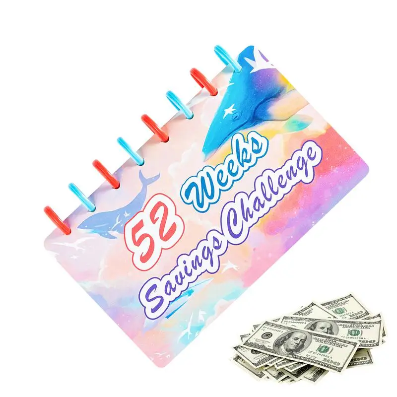 

Блокнот для экономии денег, креативный блокнот, блокнот, мини-органайзер для экономии, вызов, гибкая папка для денег, органайзер для