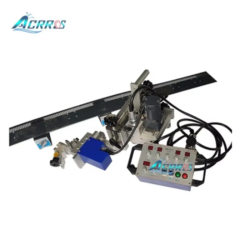 TIG MIG Automatic Welding Tractor With Magnetic Rails / Steel Tank Welding Machine With 1.5m Guide