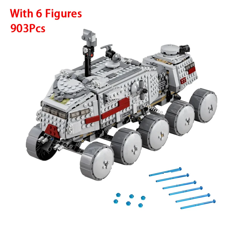 NEW Movie Clone Turbo Tank Model 75151 Building Blocks DIY Props Vehicle Assembled Bricks Children Toys Birthday Christmas Gift