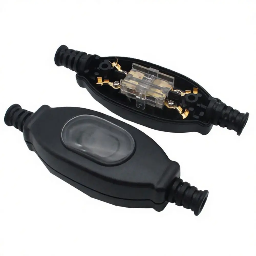 Double Pole Double Throw Inline Rocker Switch IP65 Waterproof Dustproof Power Switch For Electrical Control Devices