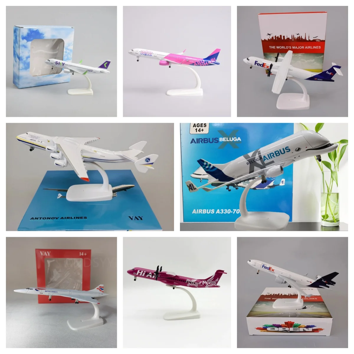 

20 см an225 модель самолета из сплава Антонов Ан-225 "Мрия" B747 B777 B787 A380 A350 A330 md11 321 Модель самолета для коллекции подарков