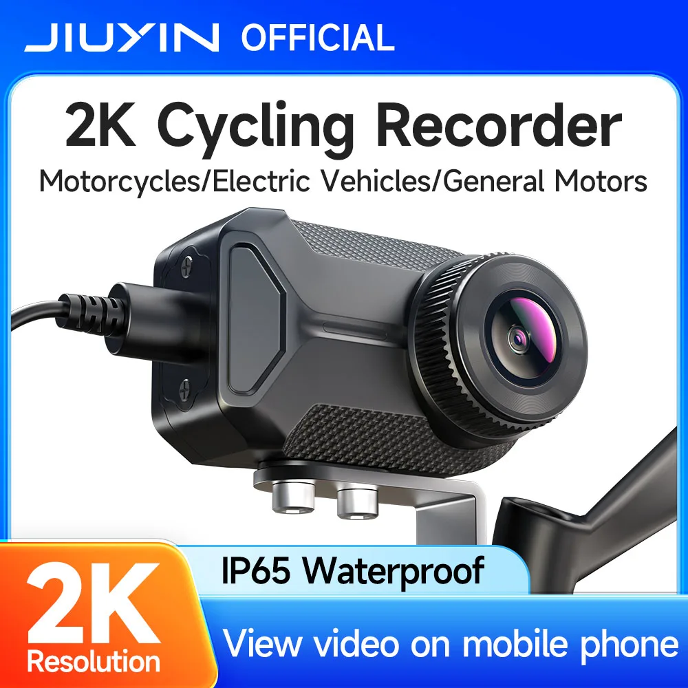 

JIUYIN 2K Wi-Fi мотоциклетный видеорегистратор всего тела водонепроницаемый видеорегистратор для электромобилей универсальная моторная камера