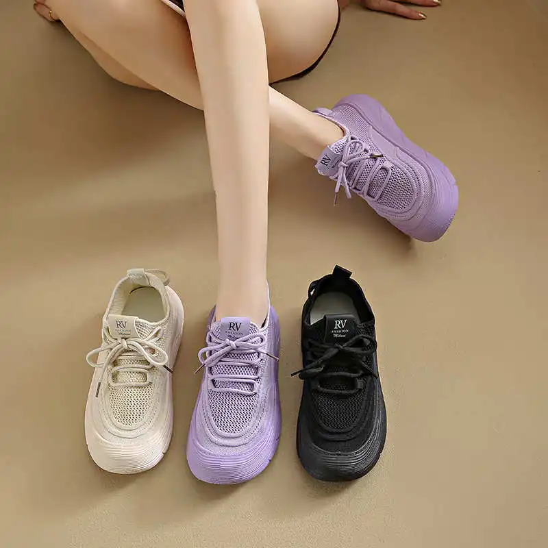 

Parkour Height Increasing Women Transparent Shoes High Ladies Sneakers Boots For Women Sport Best-selling Obuv Shows