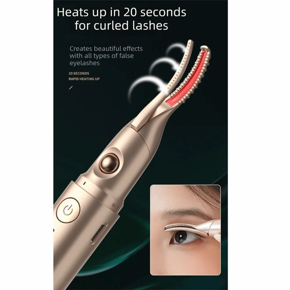 Two-Gear Temperature Adjustment Electric Eyebrow Shaver Quick Heating Dual Head Automatic Eyebrow Trimmer Natural-Looking