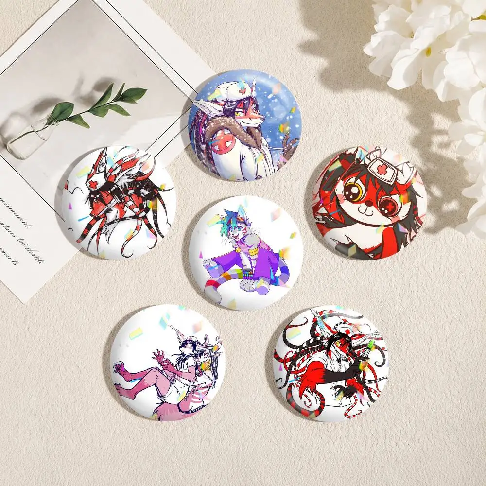 L-LapFox T-Trax  25mm 32mm 44mm 58mm 75mm Brooches Badges Pins for Accessories Gift