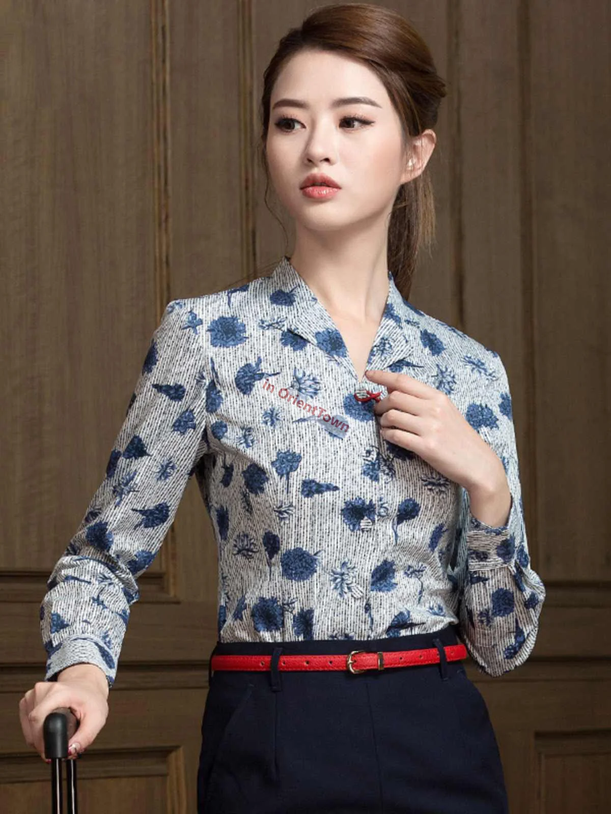 China Eastern Airline Stewardess Uniform Short Long Sleeve Blouse Skirt Pants Professional Suits Summer Women Hotel Overalls