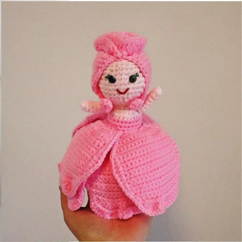 DIY Magic Dolls for Children Emotional Soothing Valentine's Day Creative Gift Roses/carnations Flowers Turn Fairy