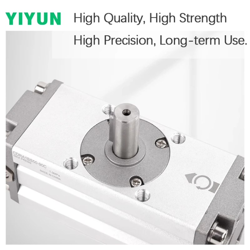CDRA1BS32 CDRA1BS50 CDRA1BS63 CDRA1BS100-180 180C 90 90C 360 360C Rack and Pinion Type Rotary Actuator Cylinder  CDRA1 Series