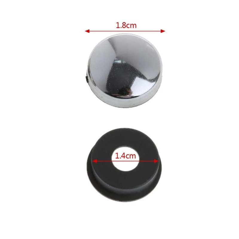  8Pcs Car Truck License Plate Bolts Frame Fixed Fasteners Screws Plastic Nut Cap