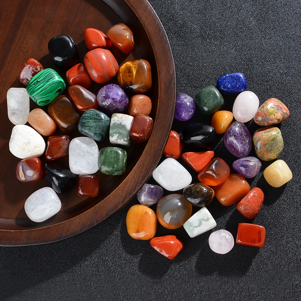 10 Stück Sortierte Natürliche Polierte Edelsteine, Echte Rohe Kristalle für Heimdekoration, Spirituelle Heilung und Geschenke – Detail 3