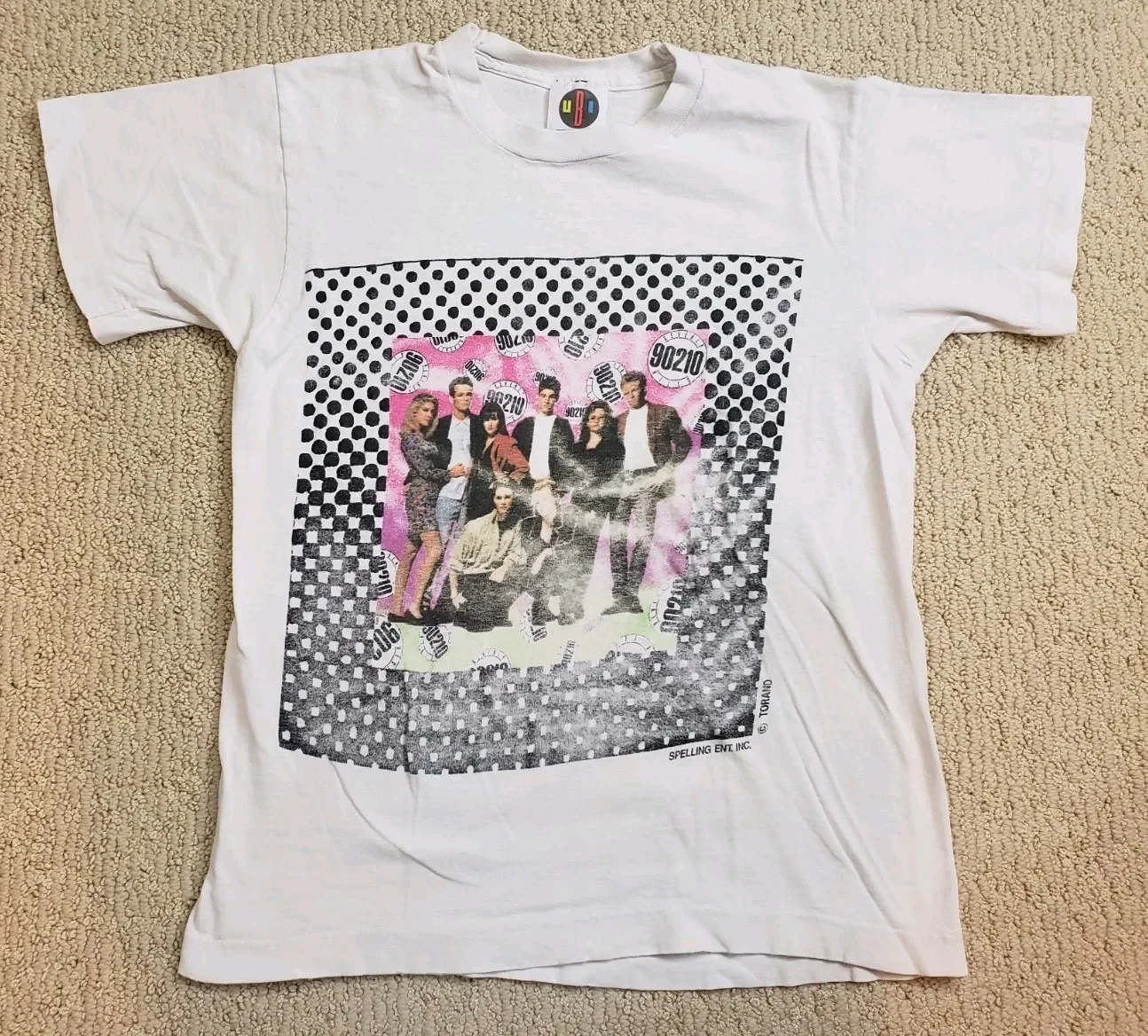 

Vintage UBI Beverly Hills 90210 TV Series Show 90s White T Shirt Small
