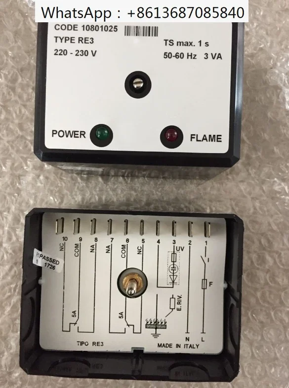 

RE3 Controller Program Controller 10801025 Remote Flame Monitor