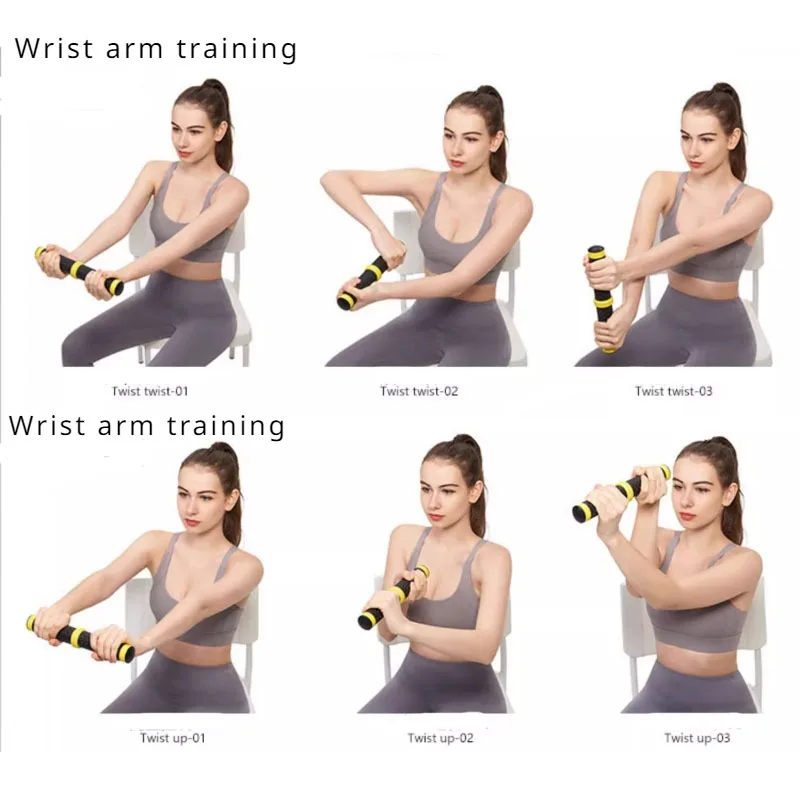 15/40KG Torsion Bar For Improving Grip Strength Anti-Slip Forearm Muscle Exerciser Fitness Hand Grip Wrist Roller Trainer