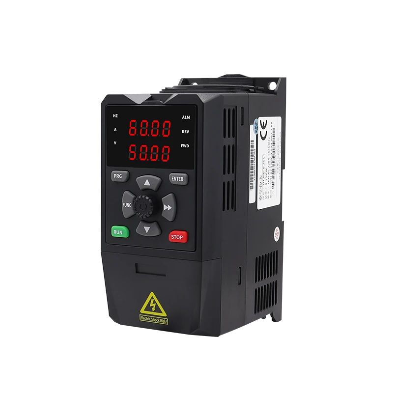 Variable Frequency Drive 1.5/2.2/4/7.5/11KW Small Single-Phase 220V Three-Phase to 380V Pump Motor Speed Controller