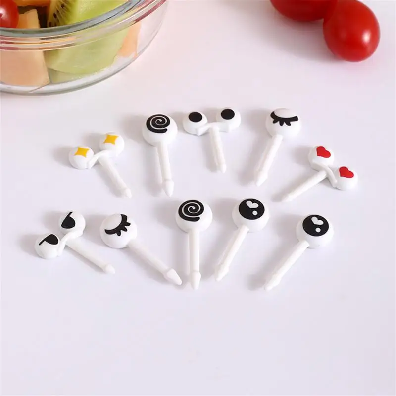 Dessert Forks Portable Mini Animal Shape Cute Cartoon Fork Fruit Fork Toothpick