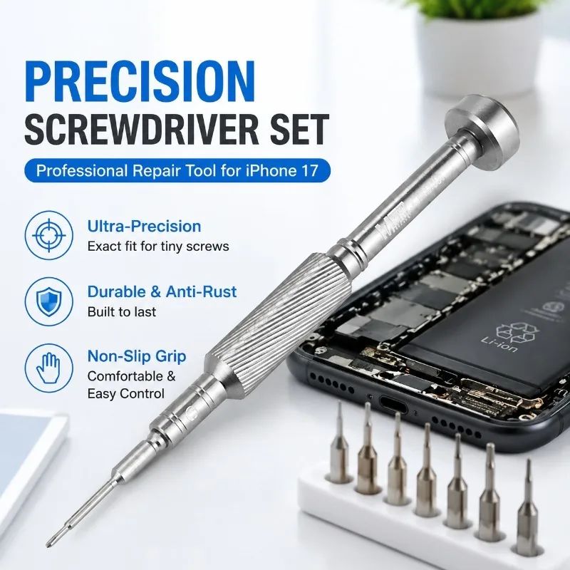 Tri‑angle Hexagon Screwdriver Set Cross Pentalobe Bit Tail‑port Dismantling Gadget Open Smartphone Housing for Mobile‑phone