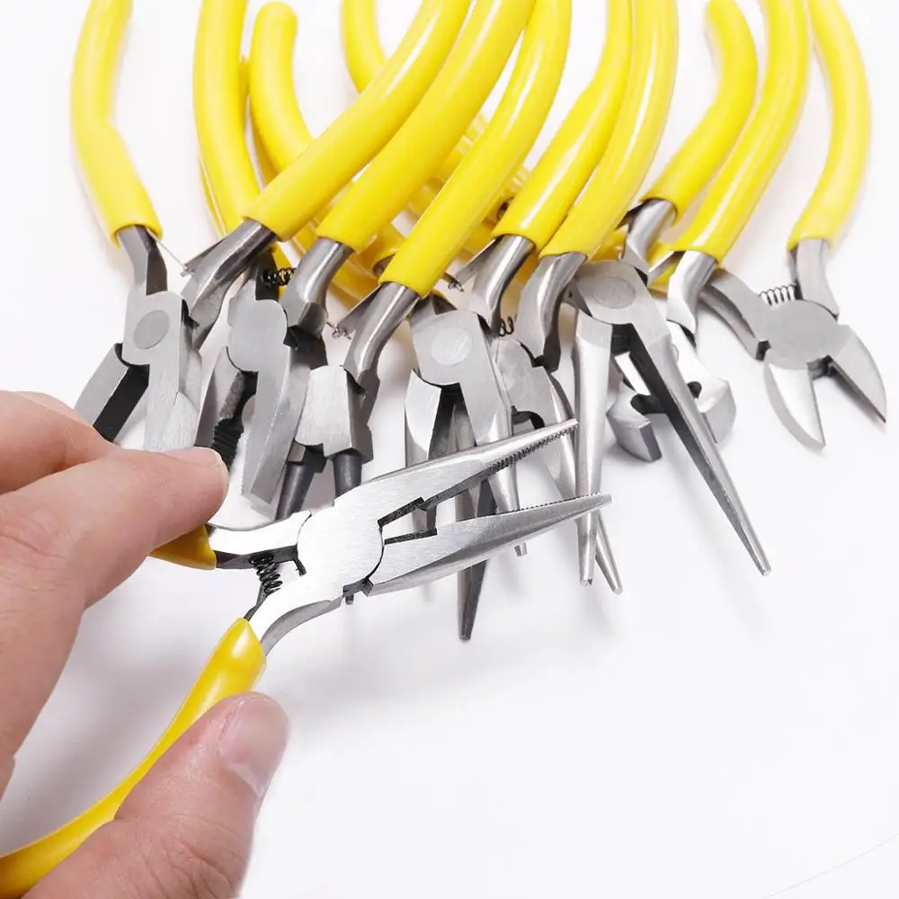 Multifunctional Hand Tools Jewelry Pliers with round Nose End - Cutting Wire Tool for DIY Handmade Jewelry Making Accessories