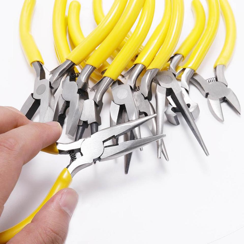  Multifunctional Hand Tools Jewelry Pliers with round Nose End - Cutting Wire Tool for DIY Handmade Jewelry Making Accessories 