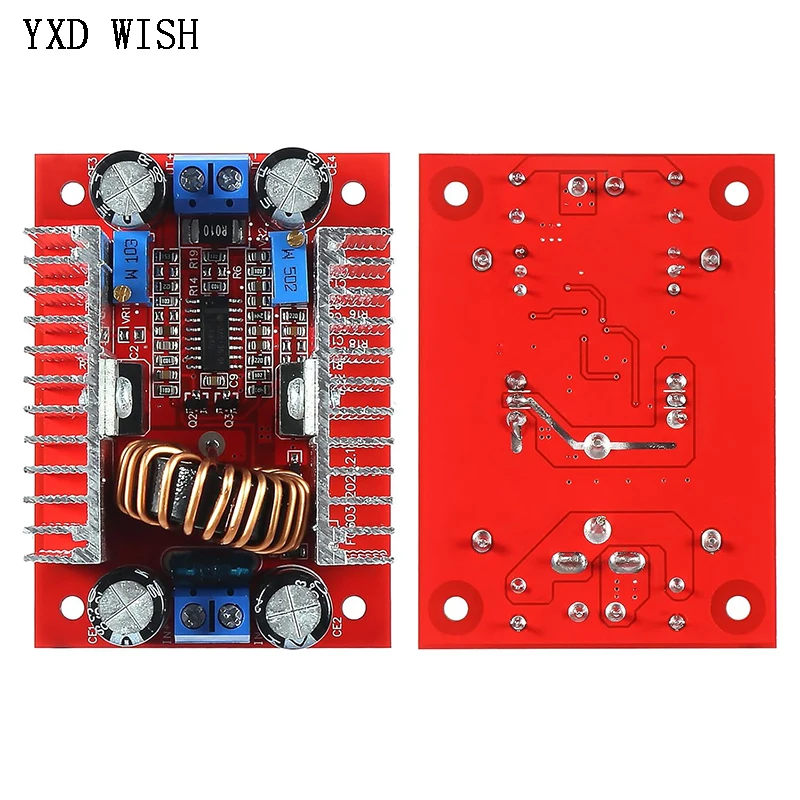 5pcs 400W DC-DC Step-up Boost Converter 400W 15A Constant Current Power Supply LED Driver 8.5-50V to 10-60V Voltage Charger