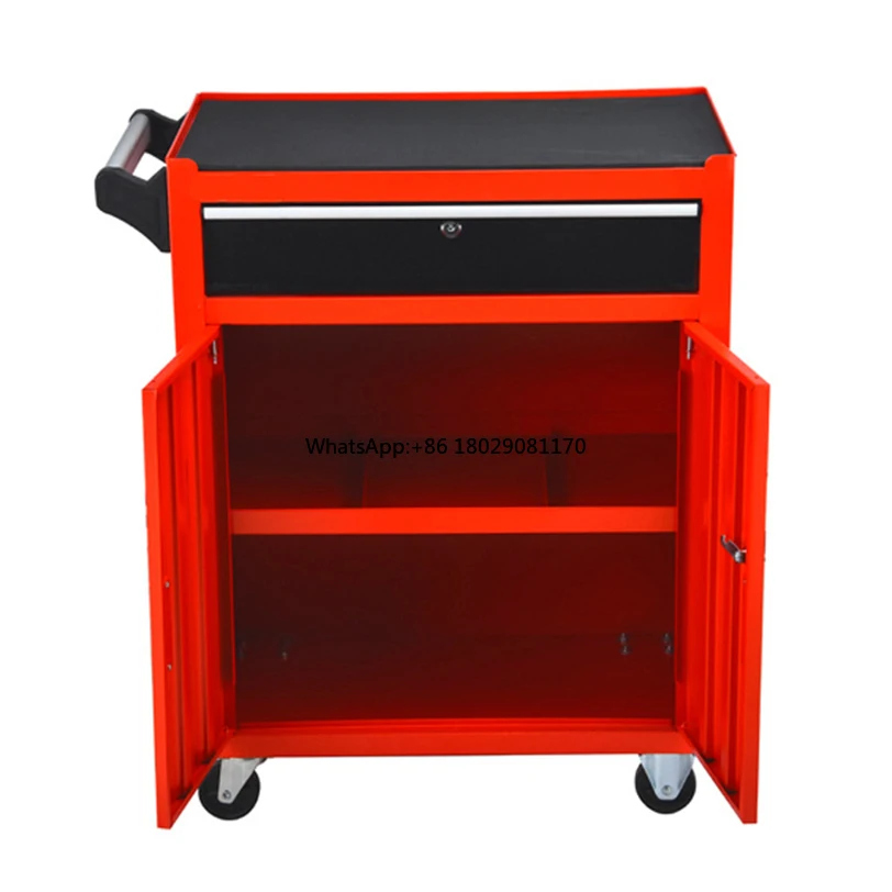 Tool Storage Car Workshop Truck Steel Drawer Trolley Garage Rolling Cart Cabinet Tool Trolley Cabinet Cart With one drawer