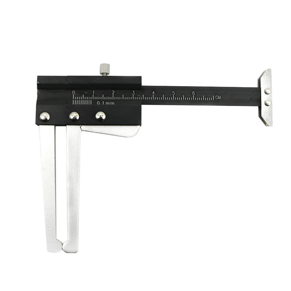 Brake Disc Thickness Measuring Vernier Caliper Car Tyre Plate Wear Depth Ruler