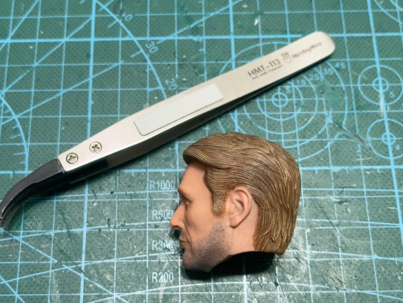 DAM 78077 1/6 Scale Soldier Head Sculpt Model 12'' Action Figure