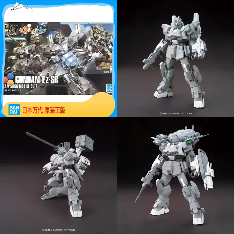 Bandai – figurine originale Hgbf 021 1/144 Gundam Try Ez-Sr Ghost, modèle d'assemblage à collectionner, modèle d'action Anime, jouets, cadeaux d'ornement