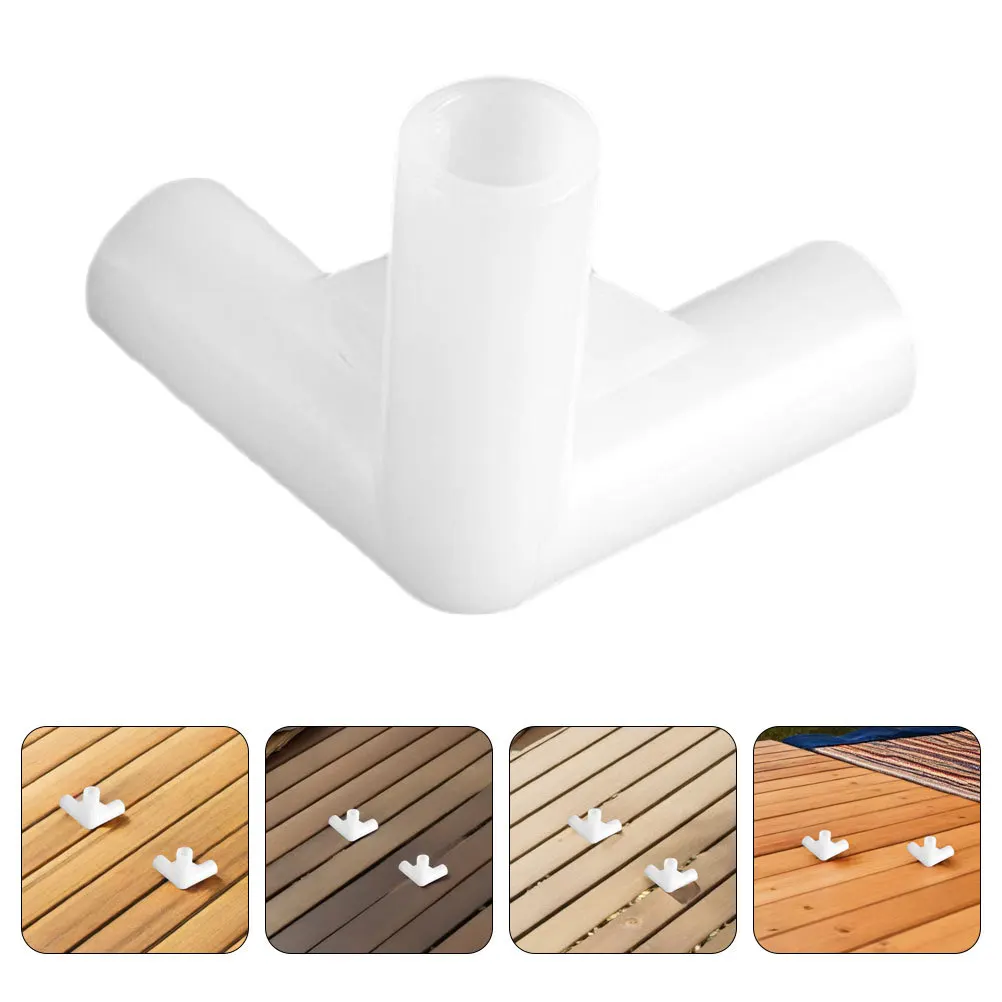 

40Pcs Outdoor Tent Connectors Plastic Pole Replacement for Camping Gazebo Canopy Frame Structures Pipe Fitting