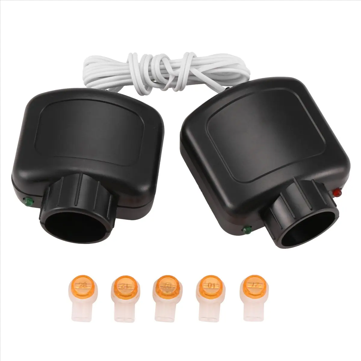 AT42 Garage Door Safety Sensor for Linear Garage Doors HAE00002 LSO50 LDO33 LDO50 - Complete Single Door Kit