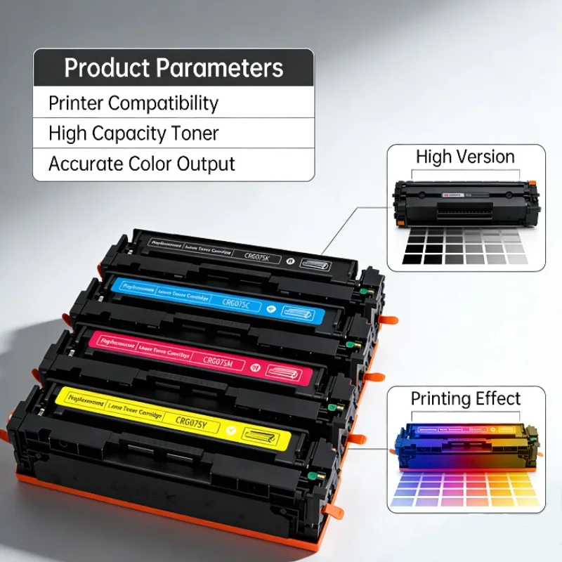

CRG-075 toner cartridges Compatible For Canon LBP646Cdw LB647Cdw MF662Cdw MF664Cdw MF665Cdw MF667Cdw Hot sale